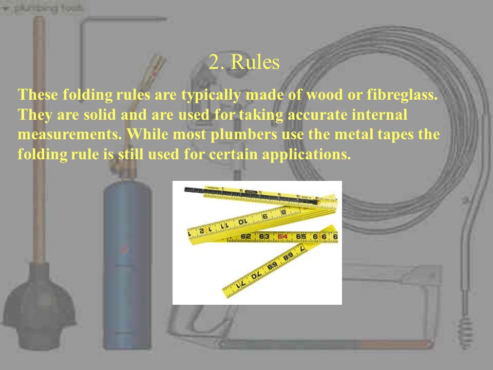 What s in a Plumber s Tool Kit ppt video online download